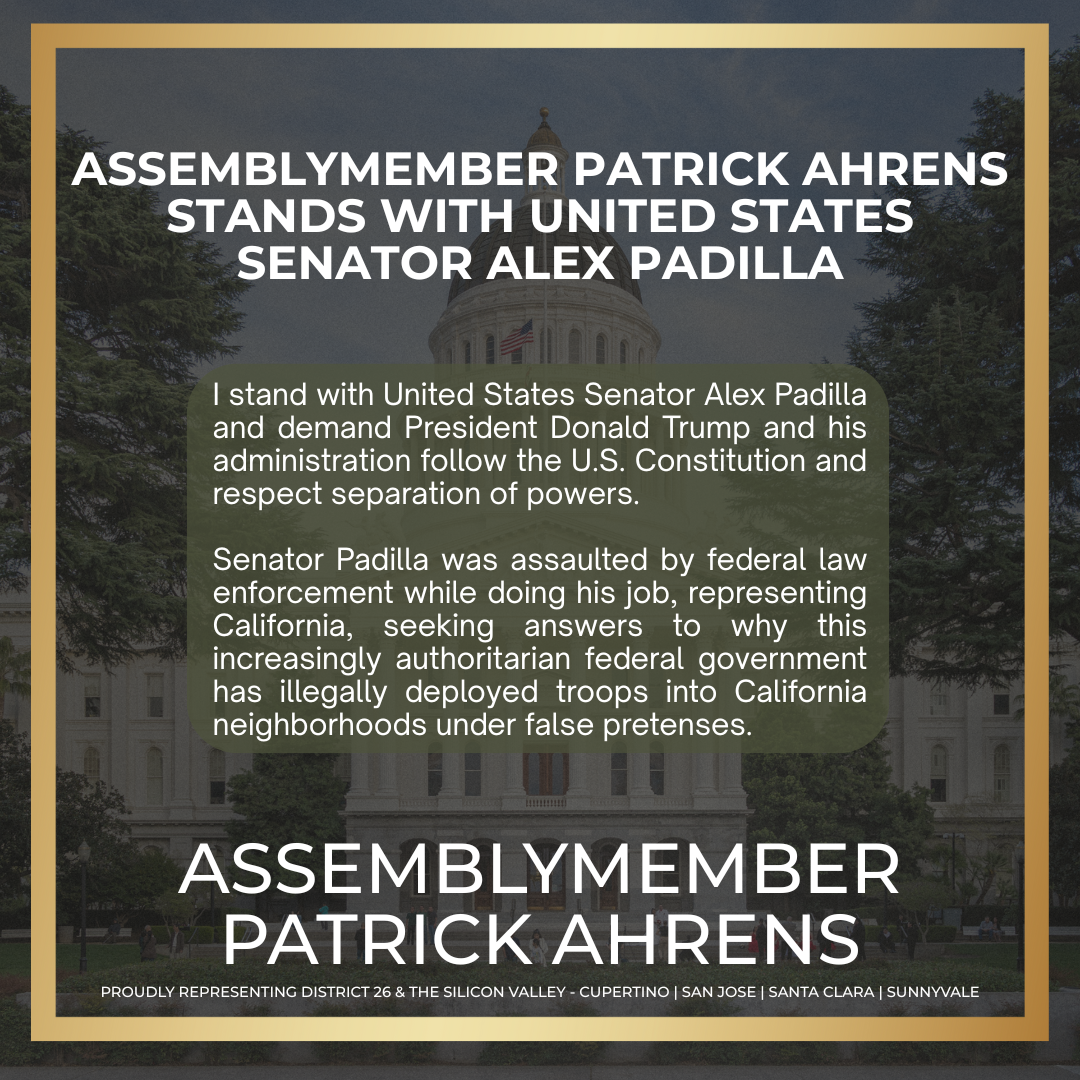 Assemblymember Ahrens Statement Infographic