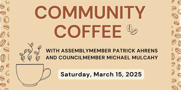Asm. Ahrens Community Coffee Graphic