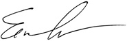 Evan Low Signature