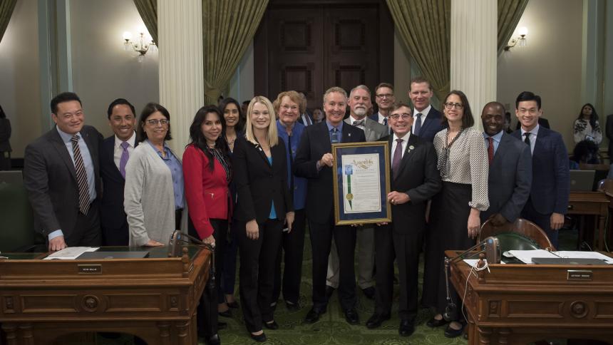 Assemblymember Low Honors Palm Springs City Council