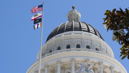 LGBTQ Pride Flag at Capitol
