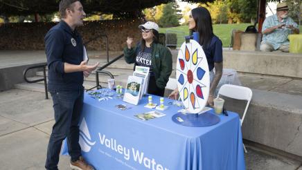 Asm. Ahrens Fall Harvest Festival photo with guests Valley Water Table