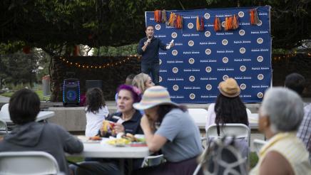 Asm. Ahrens remarks Fall Harvest Festival photo