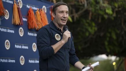 Asm. Ahrens remarks Fall Harvest Festival photo