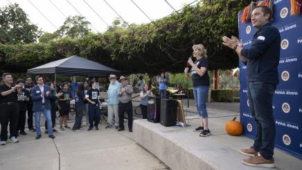 Asm. Ahrens Fall Harvest Festival Photo Karen Hardy remarks