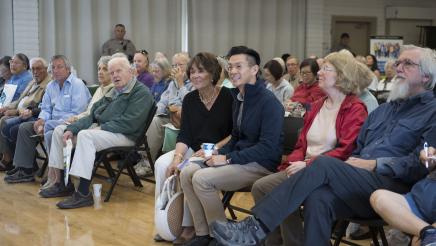Assemblymember Low at Senior Scam Stopper Event